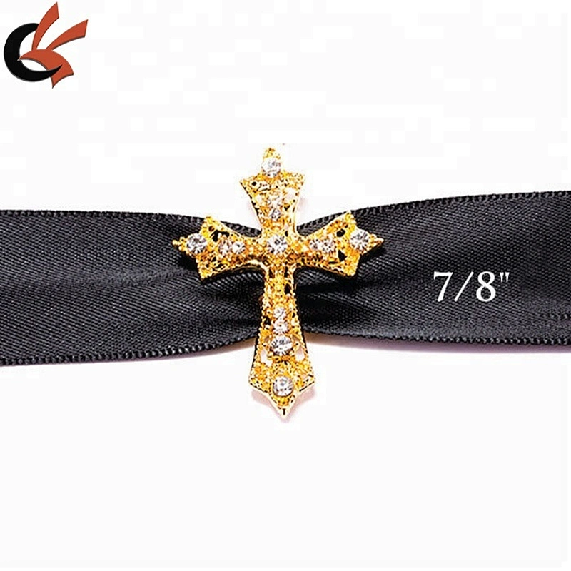 Wholesale Ex-factory Price Diamond Rhinestone Cross Buckle