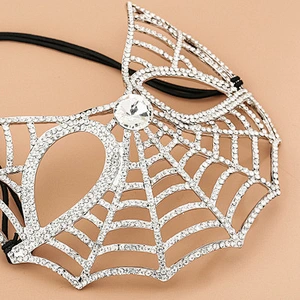 Customize Crystal Rhinestone Cat Eye  Masquerade Mardi Gras Mask wholesale