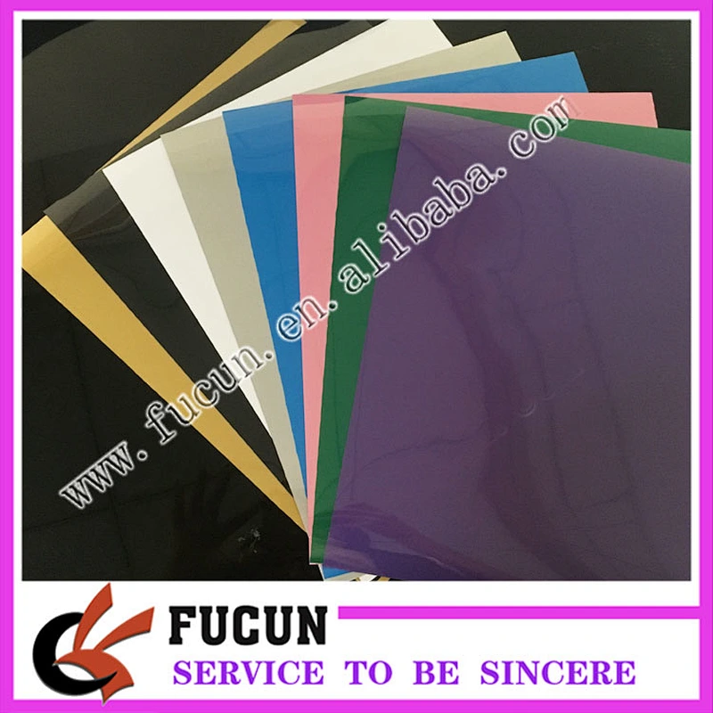 2020 promotion free shipping korean quality 10*12 inches assorted color PU heat transfer vinyl sheet for clothing