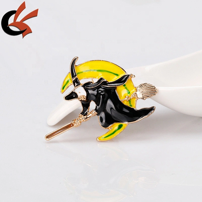 Enamel Halloween Costume Gift Jewelry Ornament Fashion Enamel witch Brooch Pins