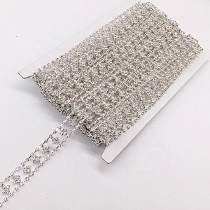 New simple model rhinestone trimmings crystal type rhinestone chain trims