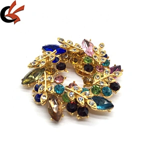 Wedding Shoe Accessories Metal Shoe Assorted Colours Rhinestone Charms Shoe Clip Buckle