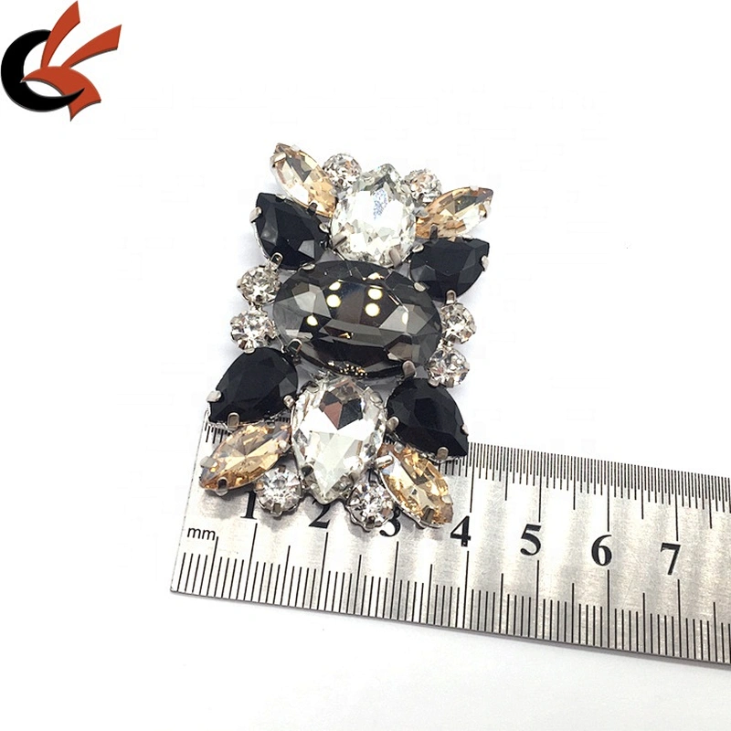 Making rhinestone crystal metal shoe buckle upper shoe clips for women high-heel shoes