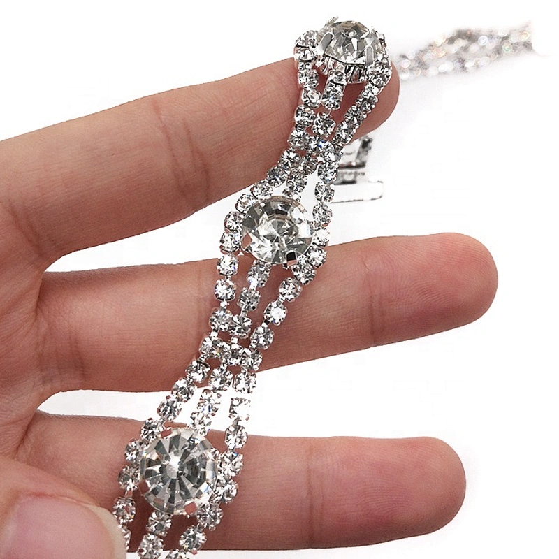 2020 High Quality Fashion Fancy Crystal Rhinestone Bikini Connector