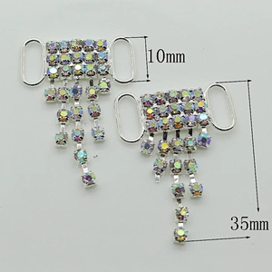 New design small AB rhinestone Swimwear accessory bikini connector