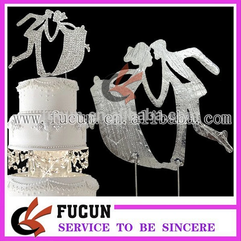 hot new products wedding cake toppers bride and groom for 2017 wedding decoration
