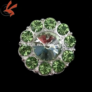 Small colors rhinestone brooch for wedding invitation cards or bouquets