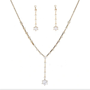 Fashion turkish jewelry Crystal Wedding Jewelry Sets for Bride