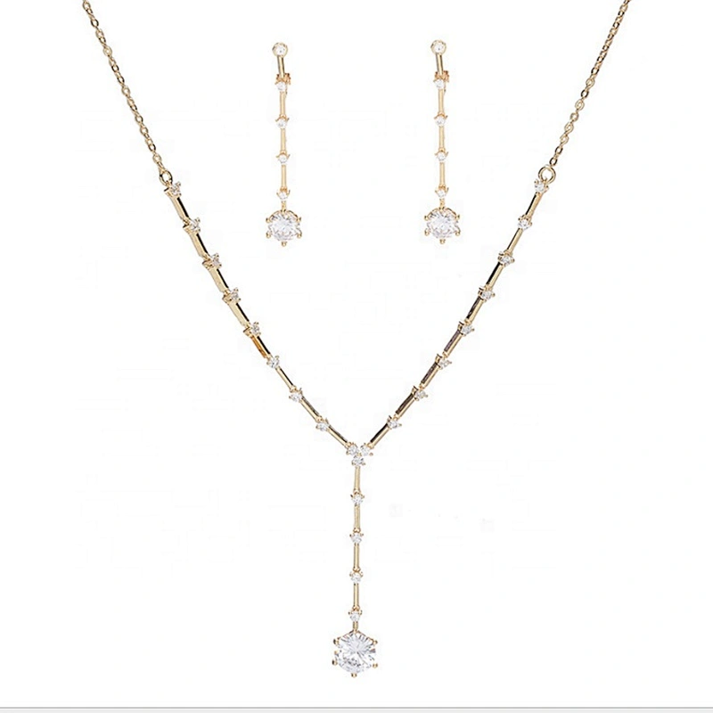 Fashion turkish jewelry Crystal Wedding Jewelry Sets for Bride
