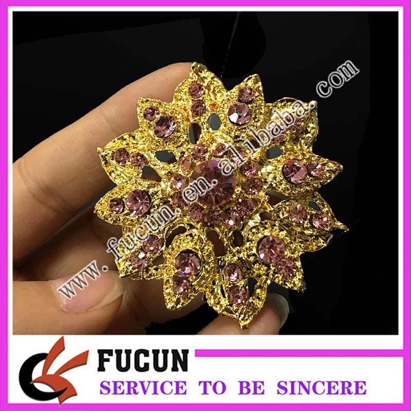 Wedding Diamante Rhinestone napkin ring serviette ring  in gold for table decoration