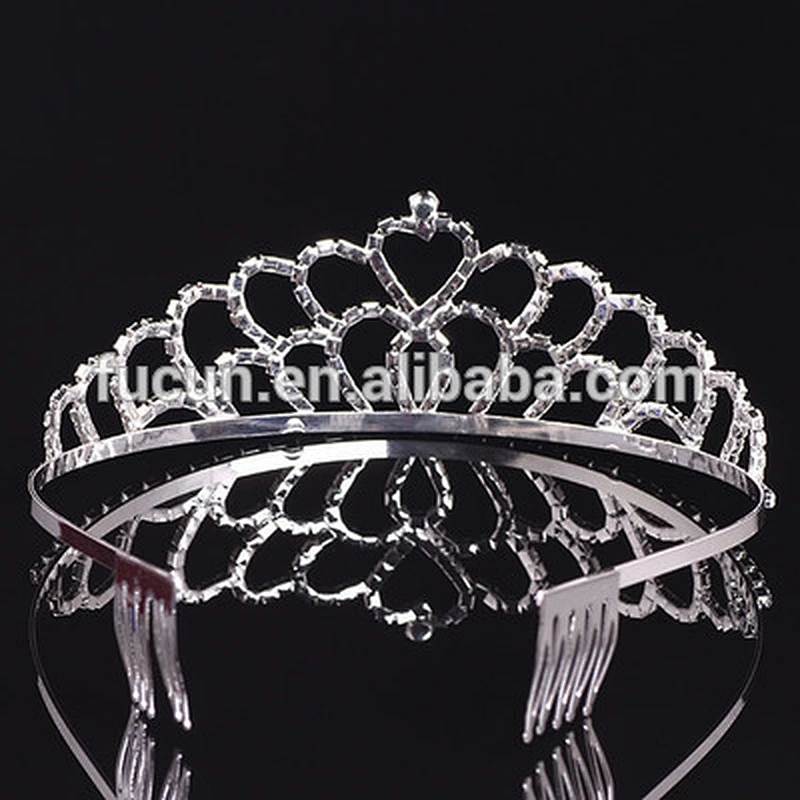 Wholesale Fashion crystal wedding tiaras Hair Accessories jewelry crown tiara for kids