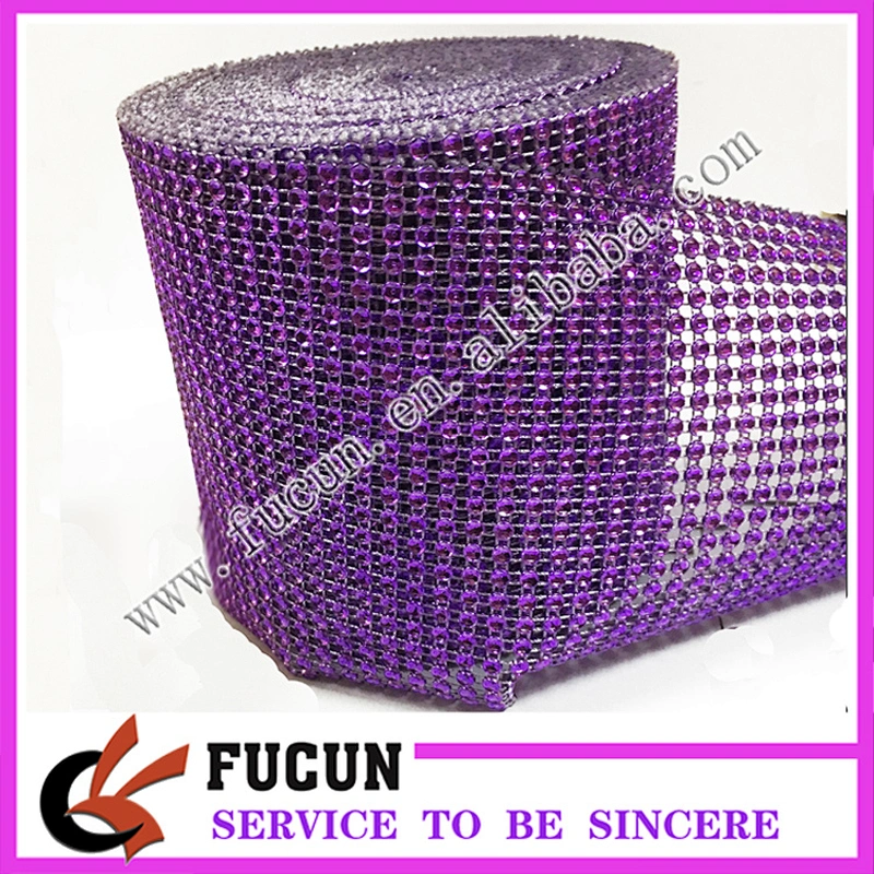Rhinestone Mesh Trim Plastic Sew On Trim Applique Garments Wedding Accents Party Decoration Diamond Mesh
