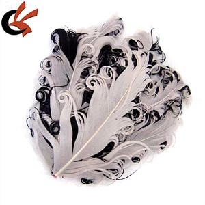 white on sky blue Nagorie Curly Feather Pad