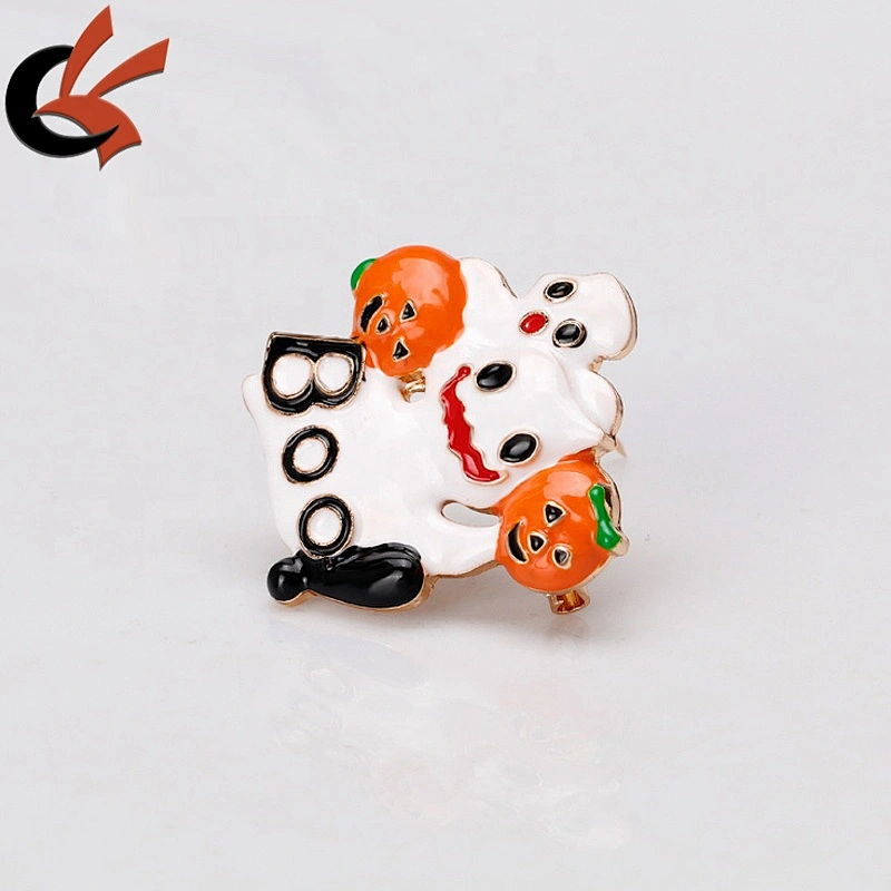 Hot Halloween cute cartoon Boo ghost soul pumpkin enamel brooch pin
