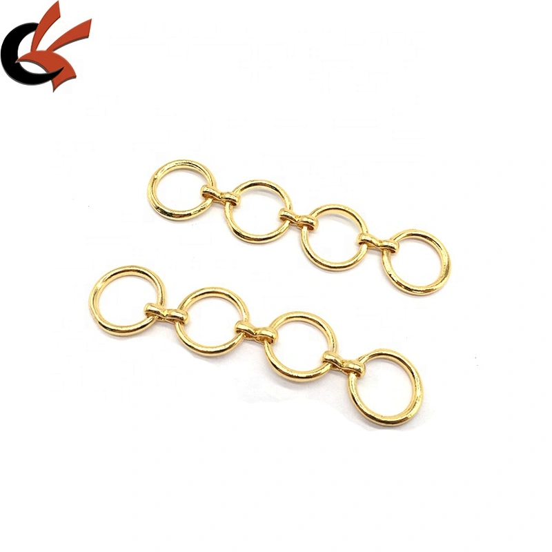 Gold metal bikini connectors swimwear hardware handbag and shoe accessories buckle for sell