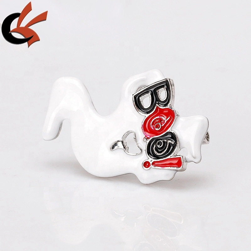 New creative Halloween cartoon brooch enamel ghost soul ornament brooch pin