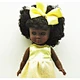 ICTI factory Plastic African girl doll ODM Baby Girl Doll