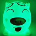 pink piggy led toy