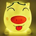 pink piggy led toy