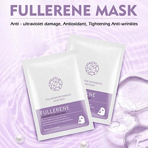 OEM Private Label Organic Anti Wrinkle Shrink Pores Whitening Fullerene Dehydrated Face Mask