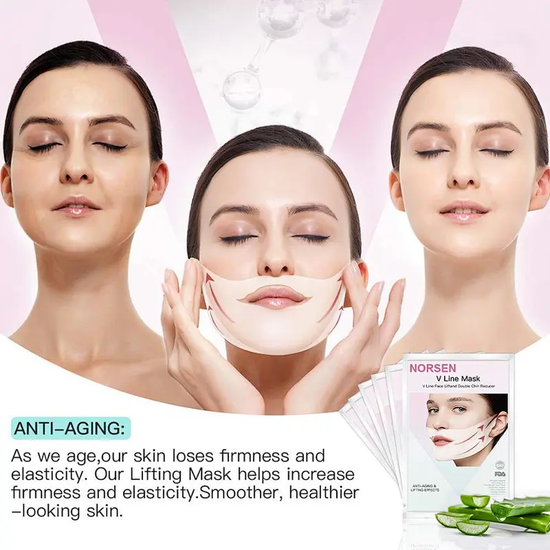 V Line Mask Neck Mask Face Lift V Lifting Chin Up Patch Double Chin Reducer Neck Lift Slim Face Mask