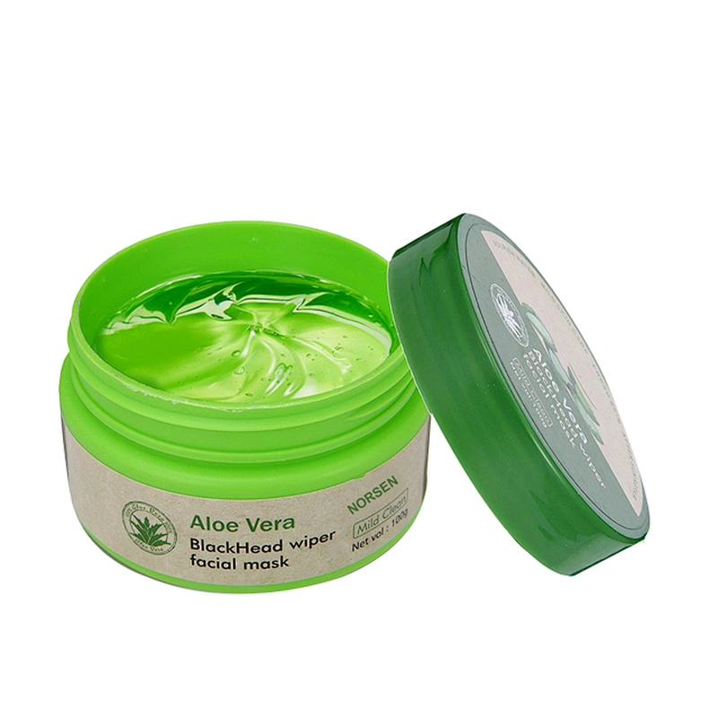 Aloe Exfoliating Mask Blackhead Cleansing Acne Treatment Oil Control Tear  Facial Mask