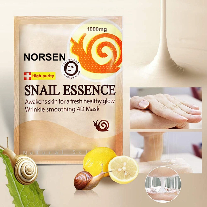 Wholesale high purity snail essence extract sheet face mask