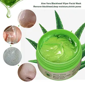 Aloe Exfoliating Mask Blackhead Cleansing Acne Treatment Oil Control Tear  Facial Mask