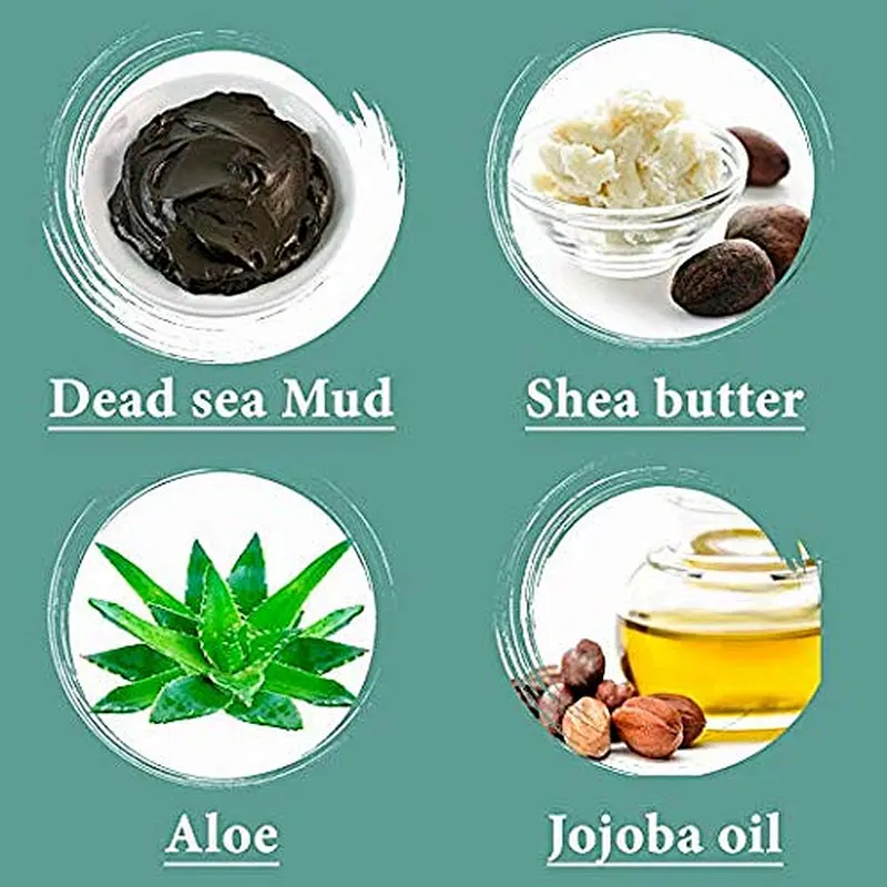 100% Natural Organic Deep Cleansing Exfoliating Dead Sea Mud Mask