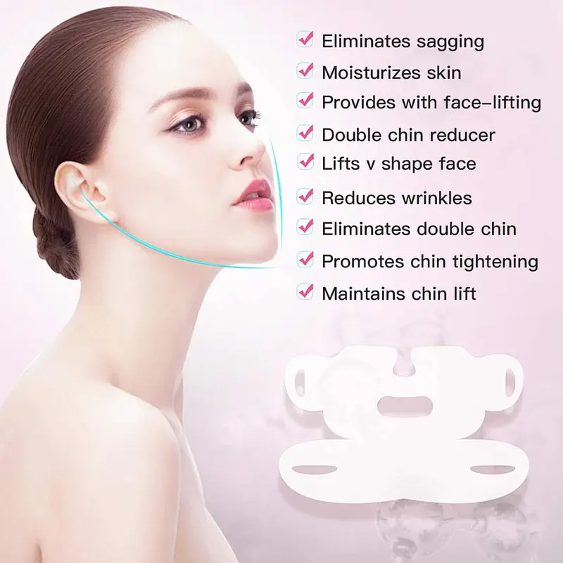 V Line Mask Neck Mask Face Lift V Lifting Chin Up Patch Double Chin Reducer Neck Lift Slim Face Mask