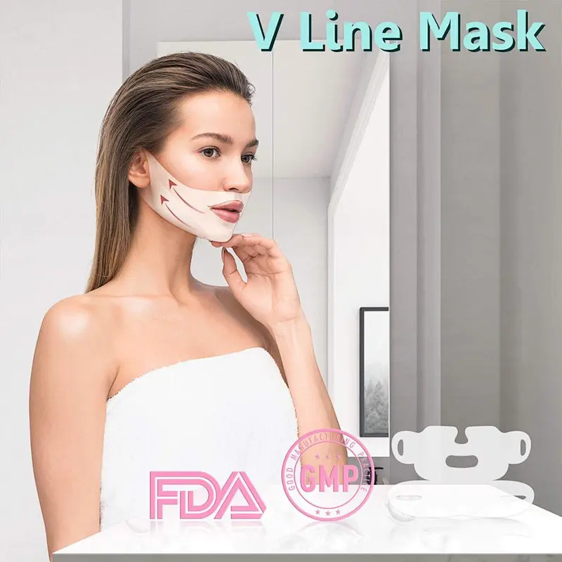 V Line Mask Neck Mask Face Lift V Lifting Chin Up Patch Double Chin Reducer Neck Lift Slim Face Mask
