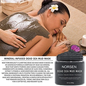 Hot Selling OEM Private Label  Exfoliating Shrink Pores Dead Sea Mud Mask