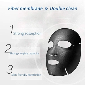 Blackhead Remover Masks Face Peel Off Mask Bamboo Activated Charcoal Deep Cleansing Oxygen Bubble Sheet Mask for Face Care