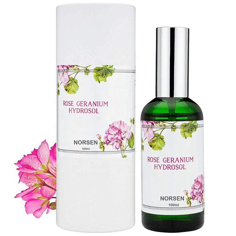Hot Sale Private Label Organic Skin Care Rose Water Geranium Face Toner