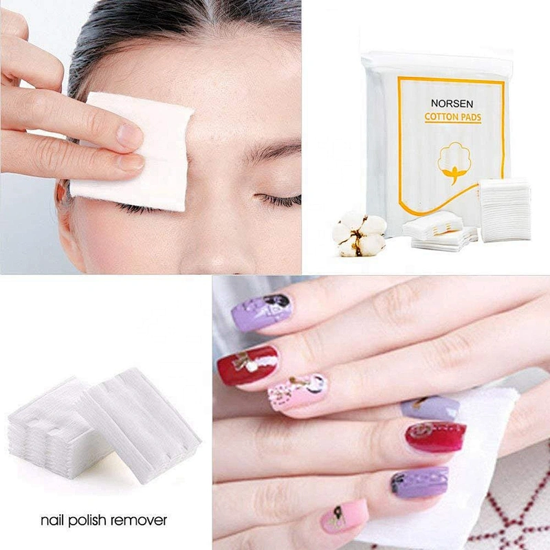 Factory Plenty Of Sales Private Label Organic Non-Woven Fabric Makeup Remover Pads