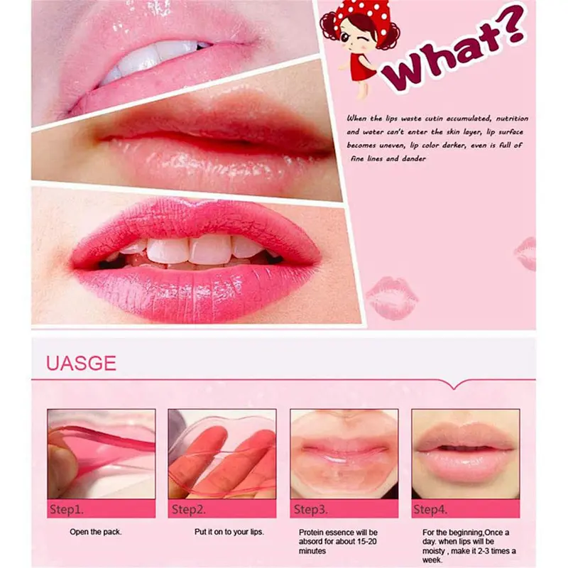 Wholesale Lip Collagen Mask, Private Label Collagen Lip Mask, Beauty Lip Mask Crystal Collagen For Eyelash