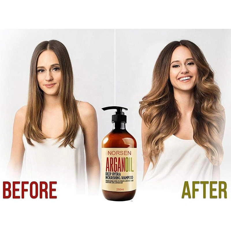 OEM Cosmetic Factory Wholesale Organic  Hair-Loss Prevention Argan Oil Hair Shampoo