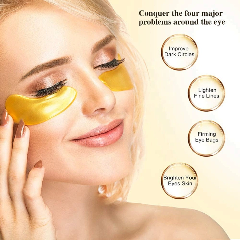 Wholesale Best Quality Nourishing Anti Wrinkle 24k Gold Collagen Crystal Eye Mask