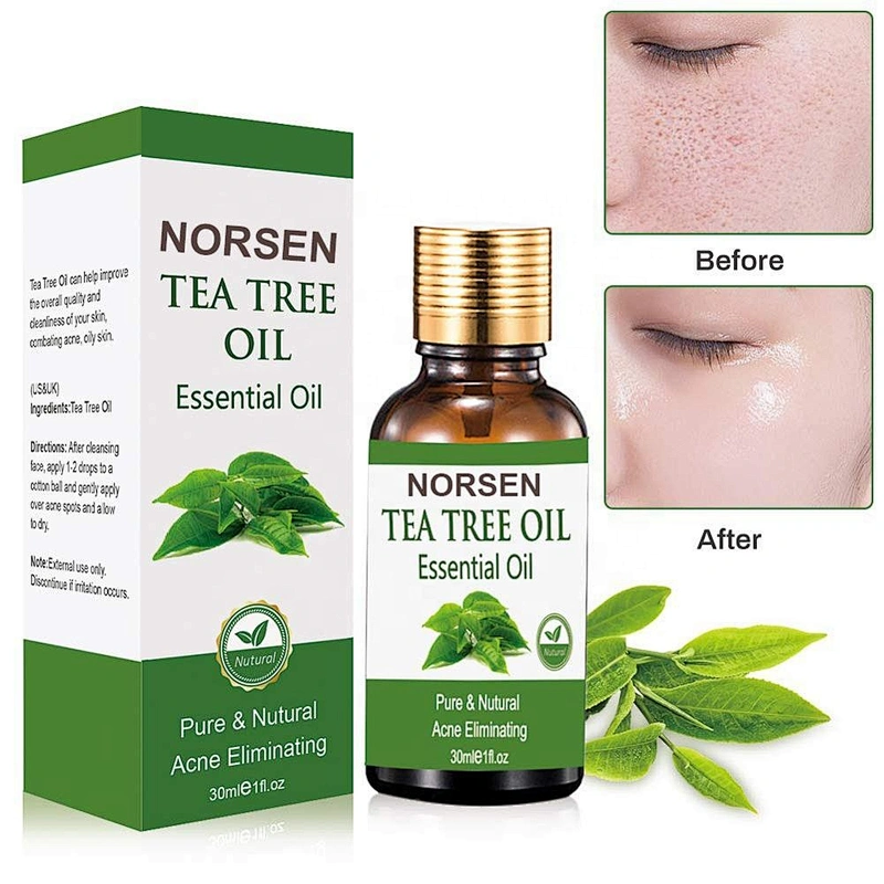 Best tea tree oil anti acne 100% natural pure tea tree essential oil