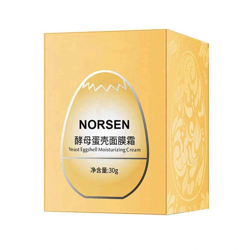 Wholesale Private Label Moisturizing Tightening Egg Shell Yeast Mask Cream