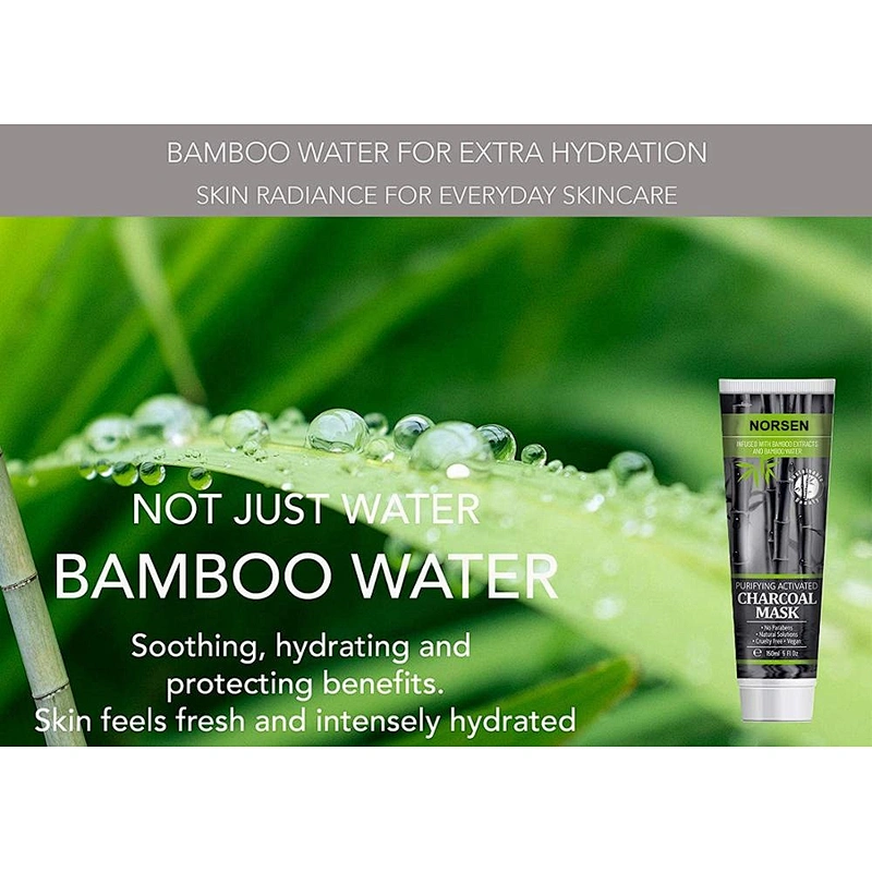 Wholesale High Quality Private Label Bamboo Purifying Activated Charcoal Mask