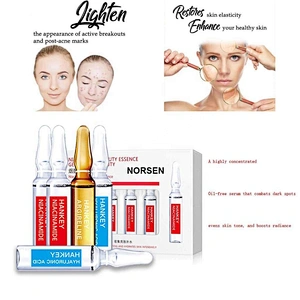 Organic Moisturizing Brightening Hyaluronic Acid Ampoules Niacinamide Face Essence