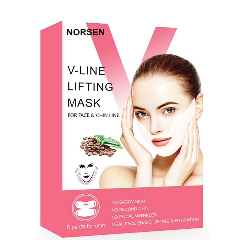 Wholesale OEM Contour Tightening Firming Moisturizing V Shape Line Lifting Slim Face Mask