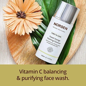 Private Label Natural Organic Acne Treatment Sweet Orange Foaming Cleanser