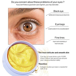 Private Label 24k gold Hyaluronic Aqua Hydrogel Eye Patches Mask