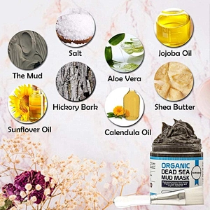 OEM Natural Organic Skin Care Purifying Face Mask For Acne Treatment Dead Sea Mud Mask