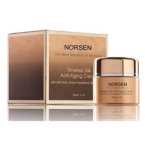 Hot selling Private Label Whitening Natural Organic 24k Anti Aging Face Cream