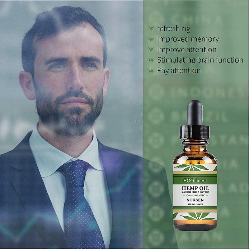 Private label 100% Natural Organic Hemp Seed Oil