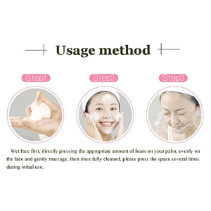 High Quality Private Label Shrink Pores Moisturizing Vitamin C Facial Cleansing Mousse