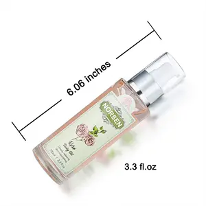 Wholesale rose sex body massage oil for female rich in bisabolol